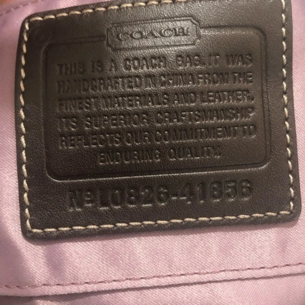 Coach vintage y2k 48156 signature brown mini Zoe hobo bag